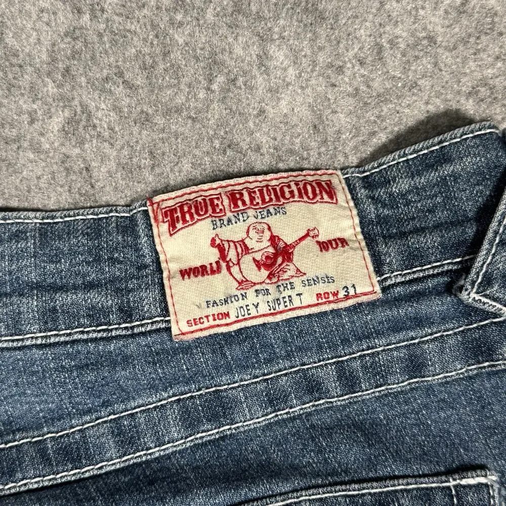 True Religion Joey Super T Jeans Men's Size 31 Blue Denim